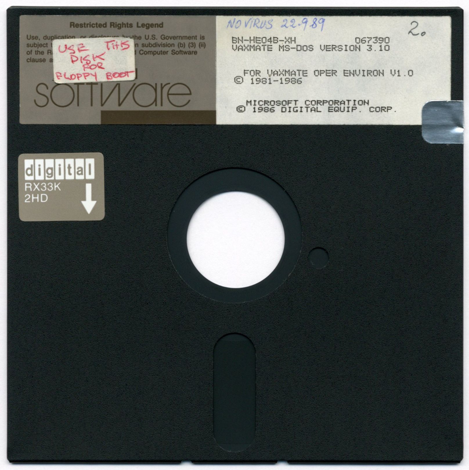 VAXmate Software – vintage bits